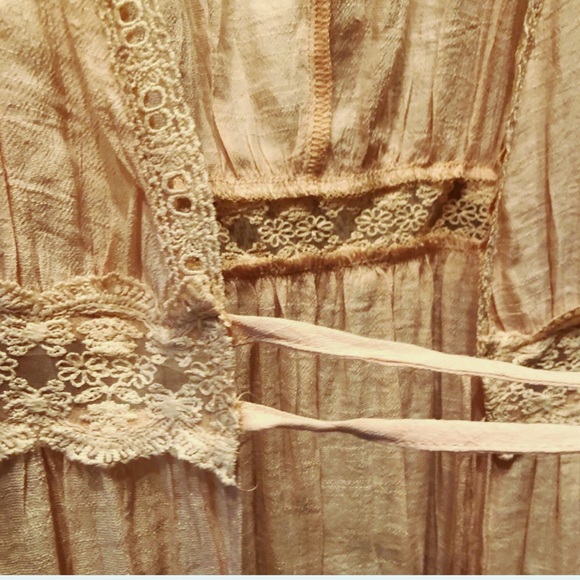 EMBELLISHED BLUSH MAXI DUSTER NWT - Picture 8 of 9